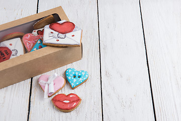 Image showing Gingerbreads for Valentines Day