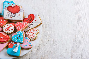 Image showing Gingerbreads for Valentines Day