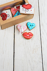 Image showing Gingerbreads for Valentines Day