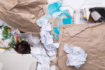 Image showing Picture of waste paper recycle