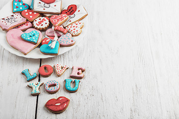 Image showing Gingerbreads for Valentines Day