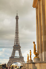 Image showing Cityscape with the Eiffel tower