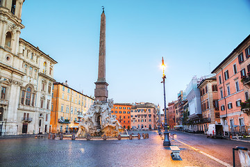 Image showing Piazza Navona in Rome, Italy