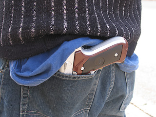 Image showing Plastic handgun