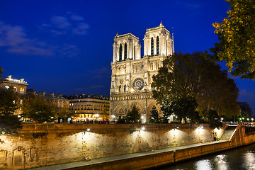 Image showing Notre Dame de Paris cathedral