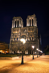 Image showing Notre Dame de Paris cathedral