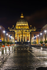 Image showing The Papal Basilica of St. Peter in the Vatican city