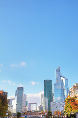 Image showing La Defense business district in Paris