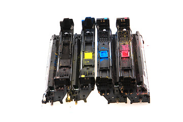 Image showing color cmyk toners