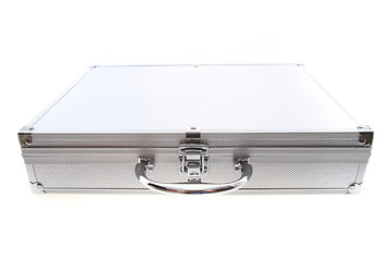 Image showing small aluminum suitcase