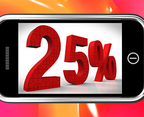 Image showing 25 On Smartphone Shows Price Reductions And Bargains