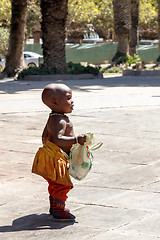 Image showing Unidentified Himba baby tribe in Namibia