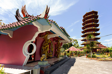 Image showing Pagoda Ekayana, Tomohon, Sulawesi Utara