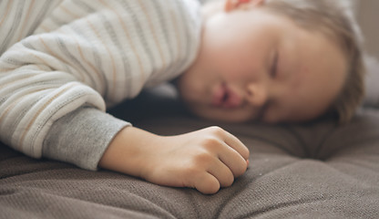 Image showing cute sleeping baby