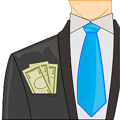 Image showing Money in pocket