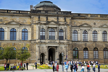 Image showing DRESDEN, GERMANY – AUGUST 13, 2016: The entrance to the old ma