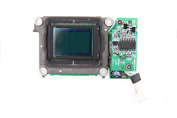 Image showing cmos chip from camera