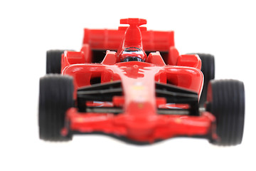 Image showing red toy as formula car