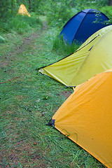 Image showing camping outdoor