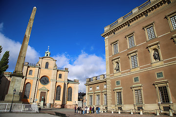 Image showing STOCKHOLM, SWEDEN - AUGUST 19, 2016: Church of St. Nicholas (Sto