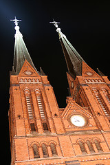 Image showing Church by night