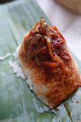 Image showing Traditional food in Malaysia named nasi lemak