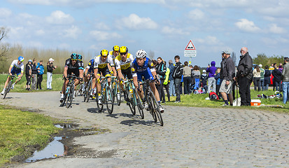 Image showing The Peloton - Paris Roubaix 2016