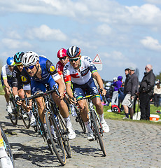 Image showing The Cyclist Tom Boonen - Paris Roubaix 2016