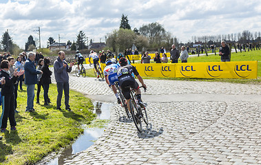 Image showing The Peloton - Paris Roubaix 2016