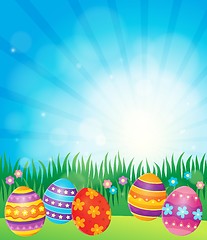 Image showing Decorated Easter eggs theme image 6