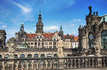 Image showing DRESDEN, GERMANY – AUGUST 13, 2016: Dresdner Zwinger, rebuilt 