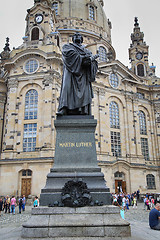 Image showing DRESDEN, GERMANY – AUGUST 13, 2016: Frauenkirche (Our Lady chu