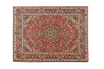 Image showing Persian Rug isolated on white background