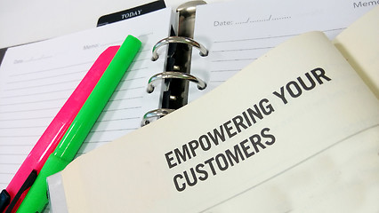 Image showing Empowering your customer 