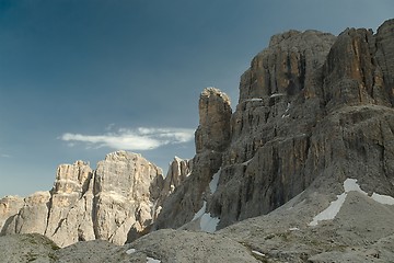 Image showing Dolomites mountain landscape