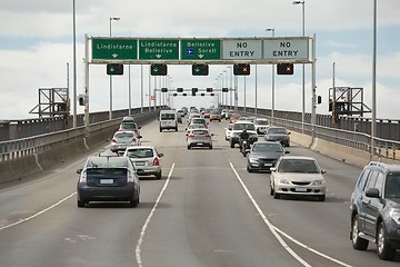 Image showing Traffic on Tasman Bridge, Hobart