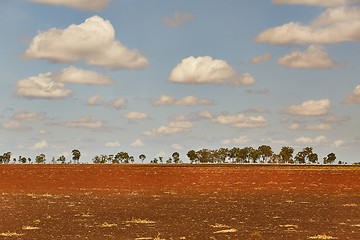 Image showing Endless barren field