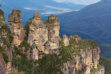 Image showing The Three Sisters in the Blue mountains