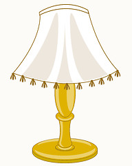 Image showing Lamp desk decorative