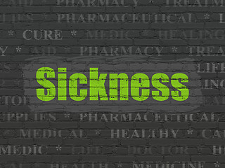 Image showing Health concept: Sickness on wall background