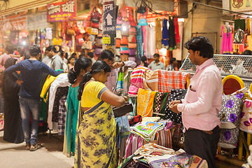 Image showing Night market, Varanasi