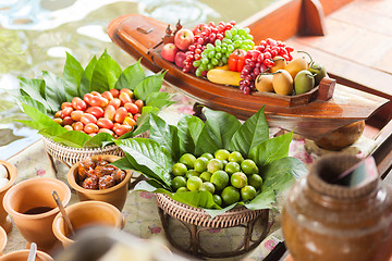 Image showing Limes and other fruits