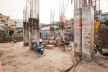 Image showing Concrete structure, Varanasi