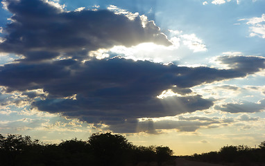 Image showing sky and rays