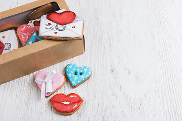 Image showing Gingerbreads for Valentines Day