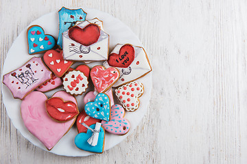 Image showing Gingerbreads for Valentines Day