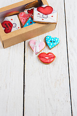 Image showing Gingerbreads for Valentines Day