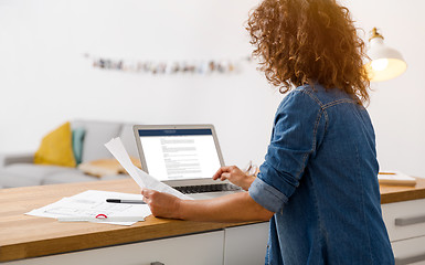 Image showing Woman working at the office