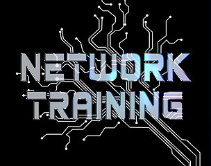 Image showing Network Training Represents Global Communications And Computer