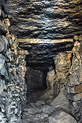 Image showing Ancient Underground Mine Tunnel